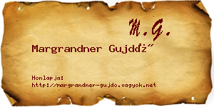 Margrandner Gujdó névjegykártya